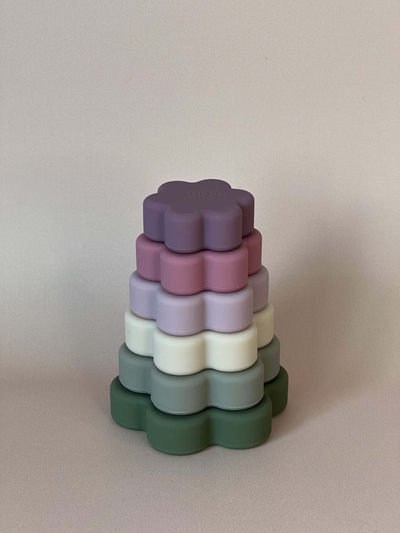 Silicone Stacking toys, motor skill development, baby stacking toys, silicone toys, arlo collections